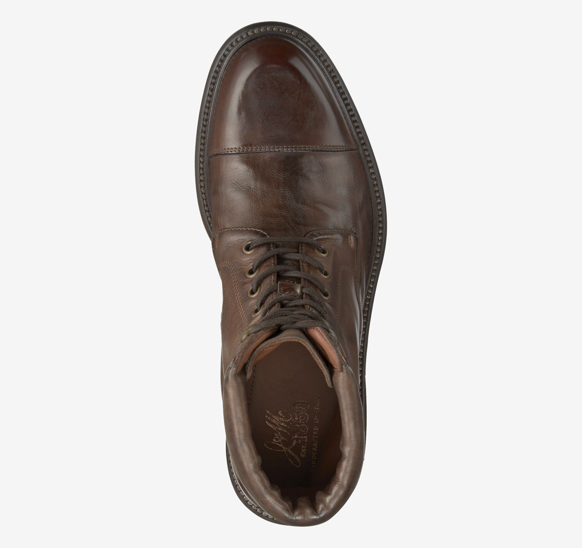 johnston and murphy lofting cap toe boot