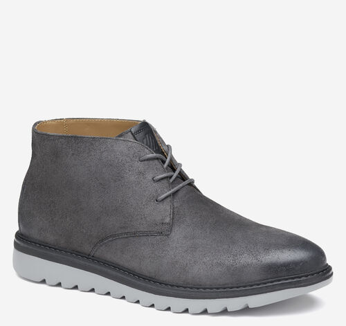 Braydon Chukka - Charcoal Waxed Suede