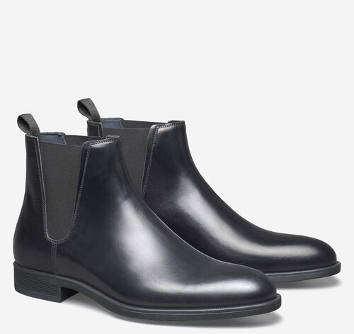 Flynch Chelsea Boot - Black Italian Calfskin