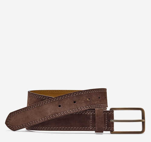 Suede Belt - Brown