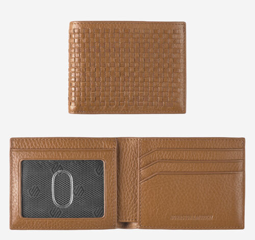 Kingston Woven Billfold - Brown