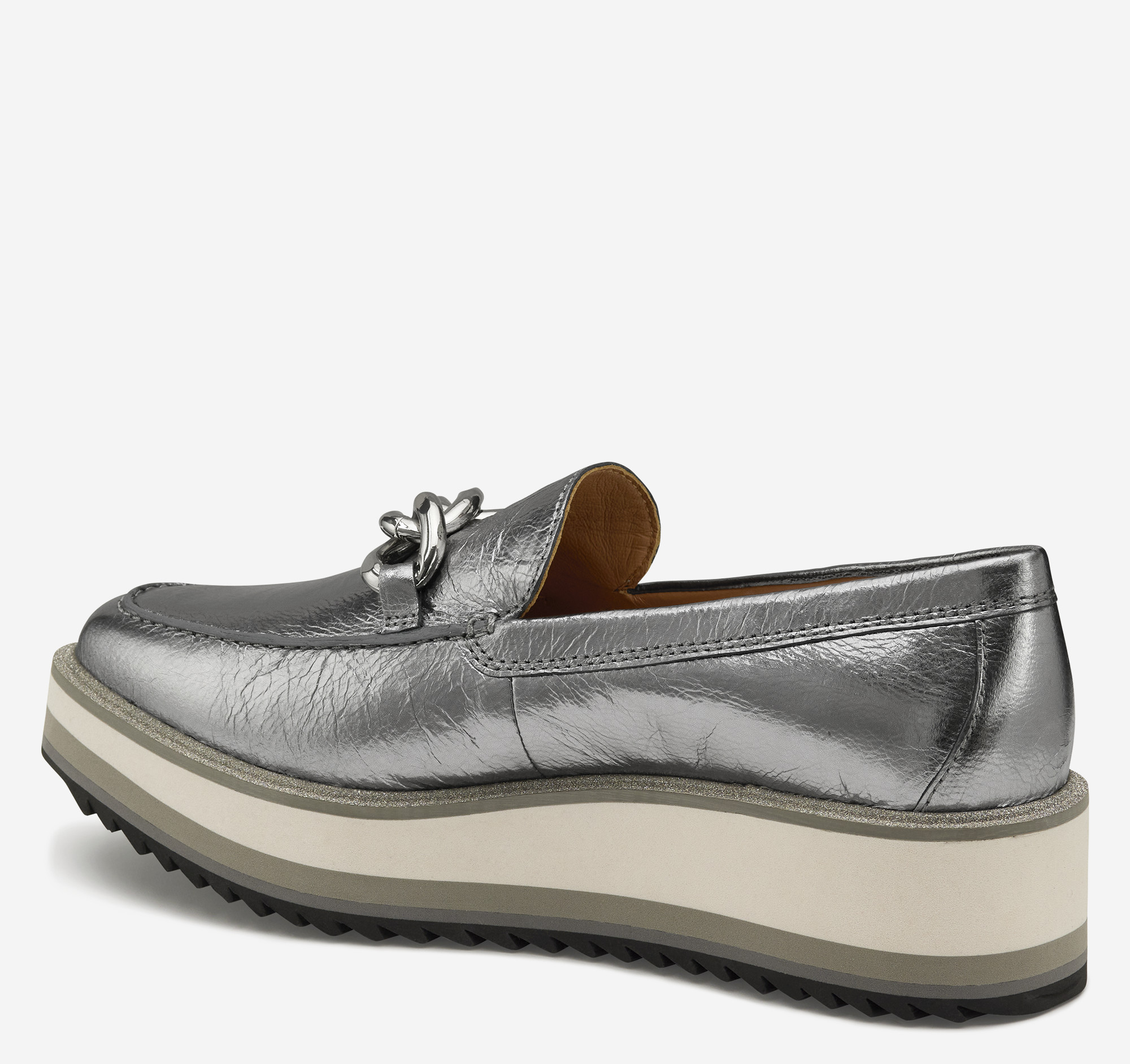 Fitflop on sale silver loafers