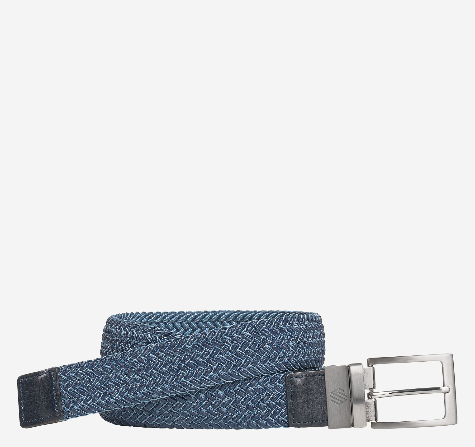 Navy stretch shop belt