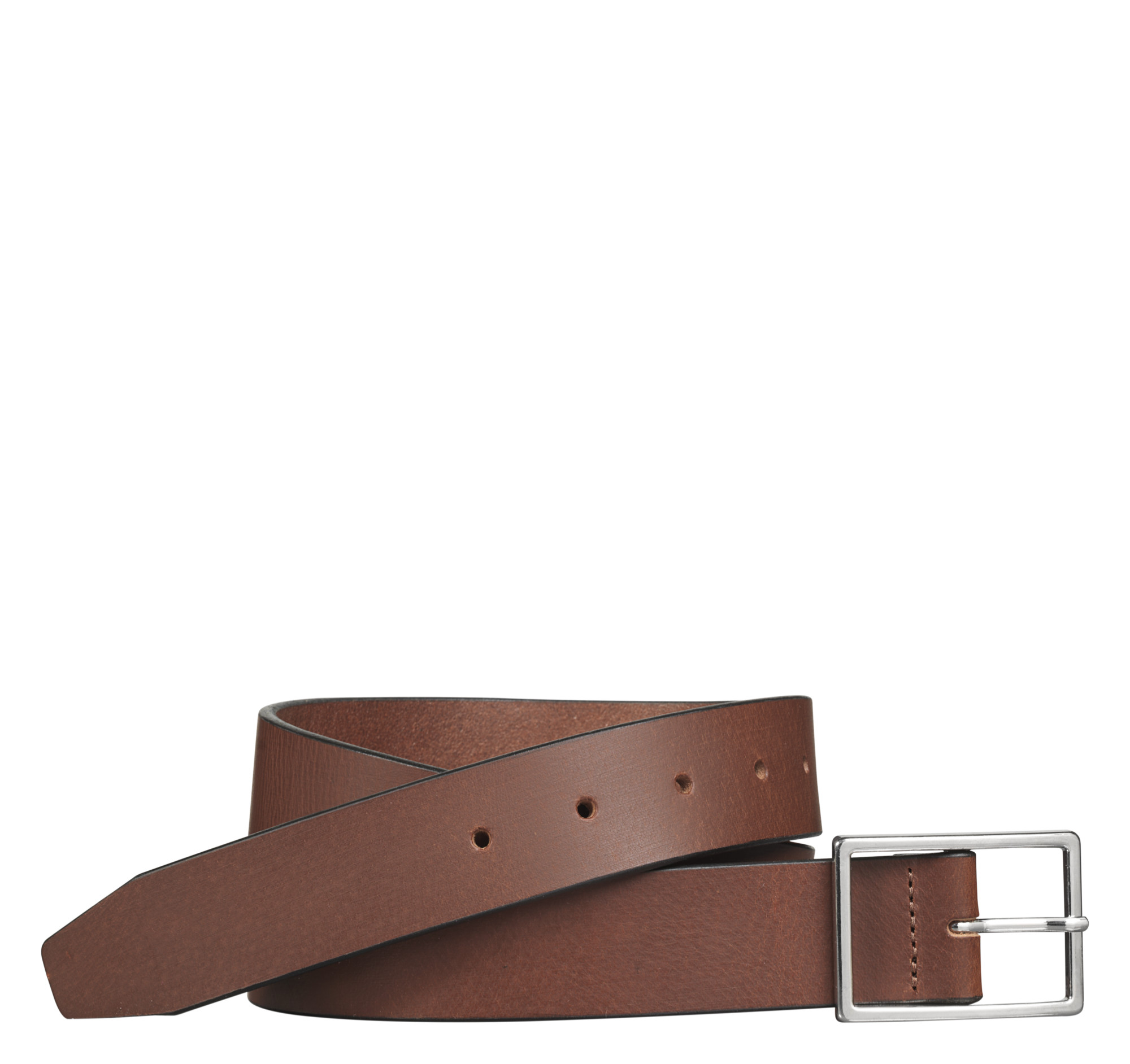 Polished-Nickel Buckle Belt | Johnston & Murphy