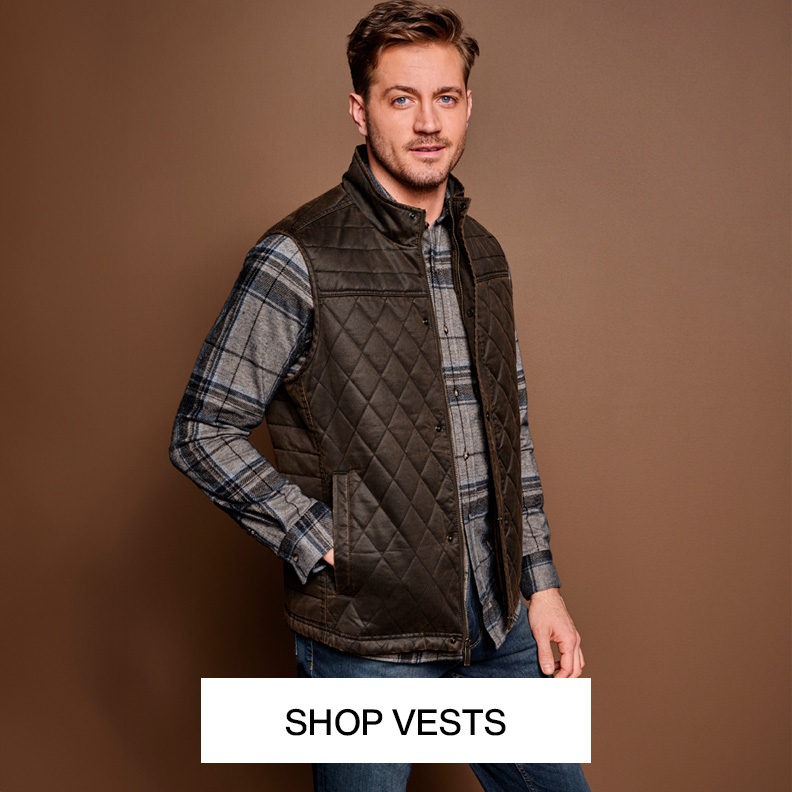 Shop Men's Vests and Outerwear